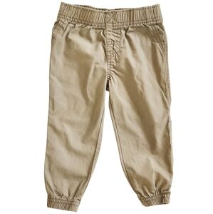 Carter's Kids Khaki Elastic Waist Boys Joggers Pants Childens Dailywear‎ Bottoms